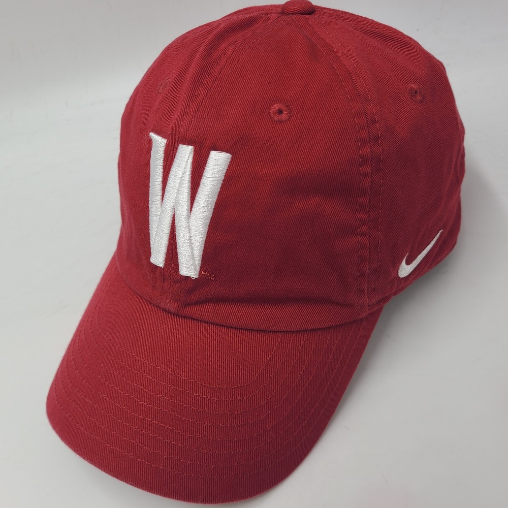 Washington State Cougars Hat Strapback Nike Red White NCAA Heritage86 Dri-Fit